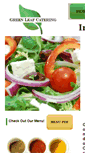Mobile Screenshot of greenleafcaters.com